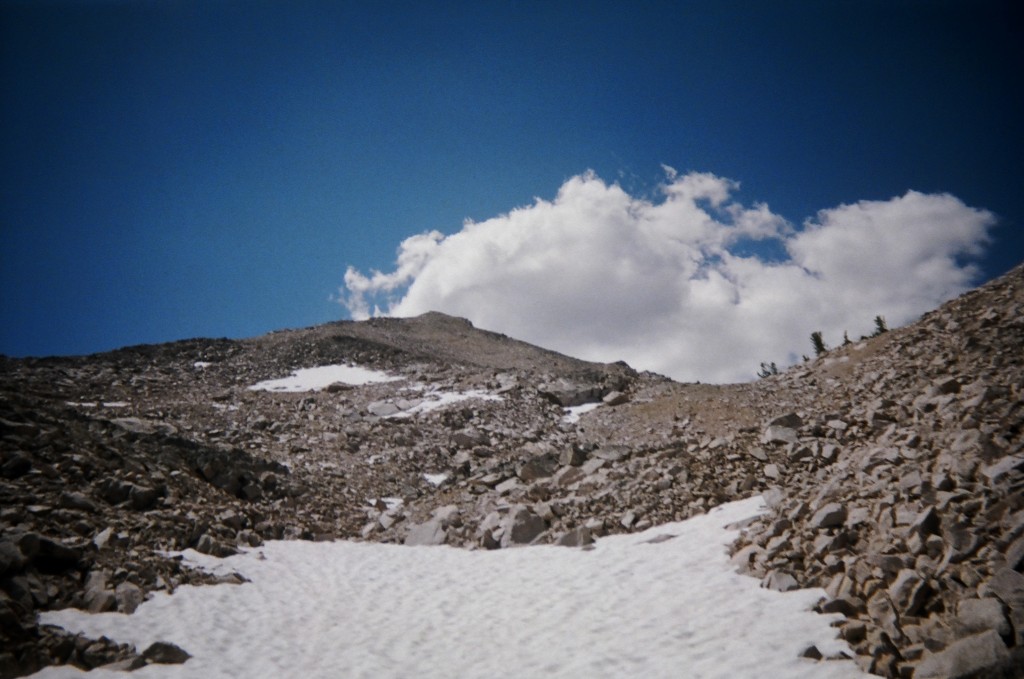 Reward Peak is nice walk from Upper Redfish Lakes.