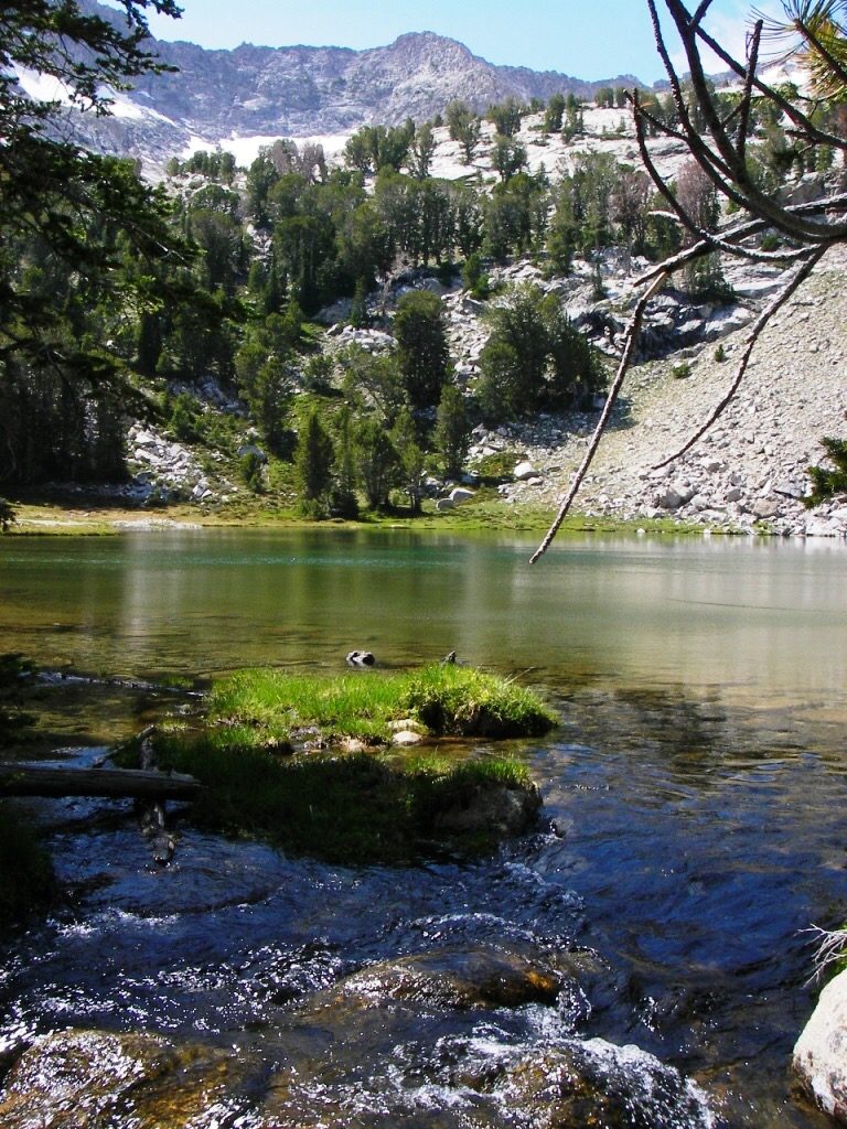 View from the oulet of Lake 9,639. Judi Steciak Photo 