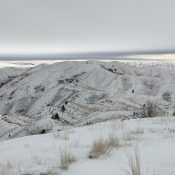 Flat Benchmark viewed from Bender Peak.