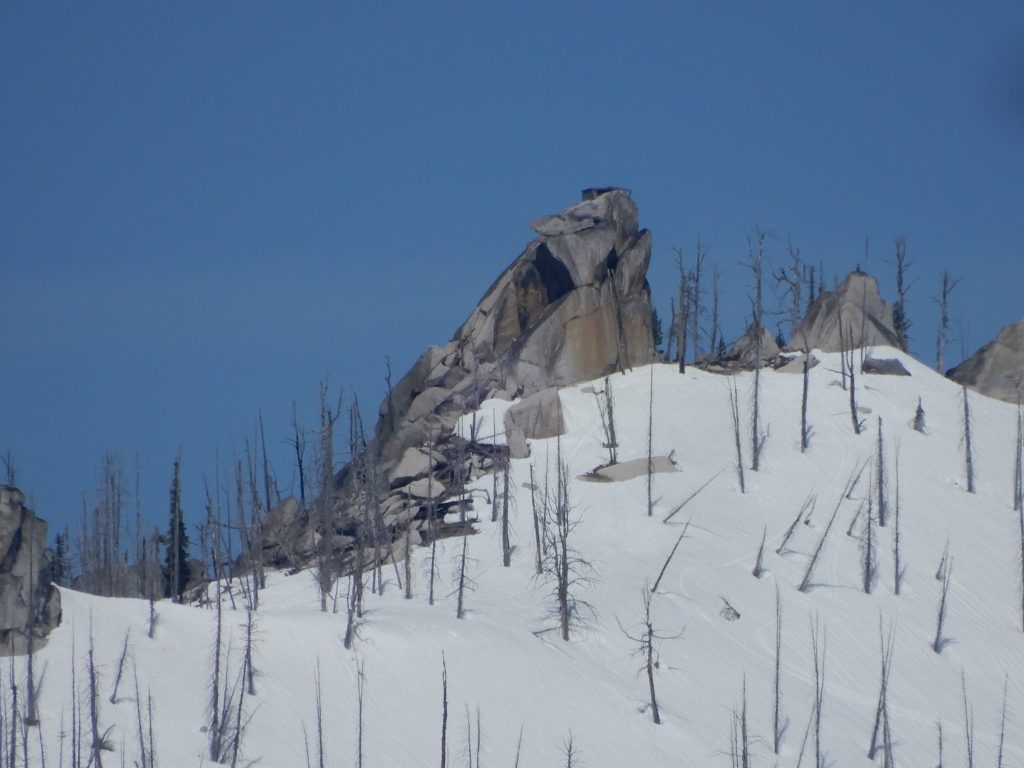 Gold Fork Rock viewed from Peak 7081. John Platt Photo