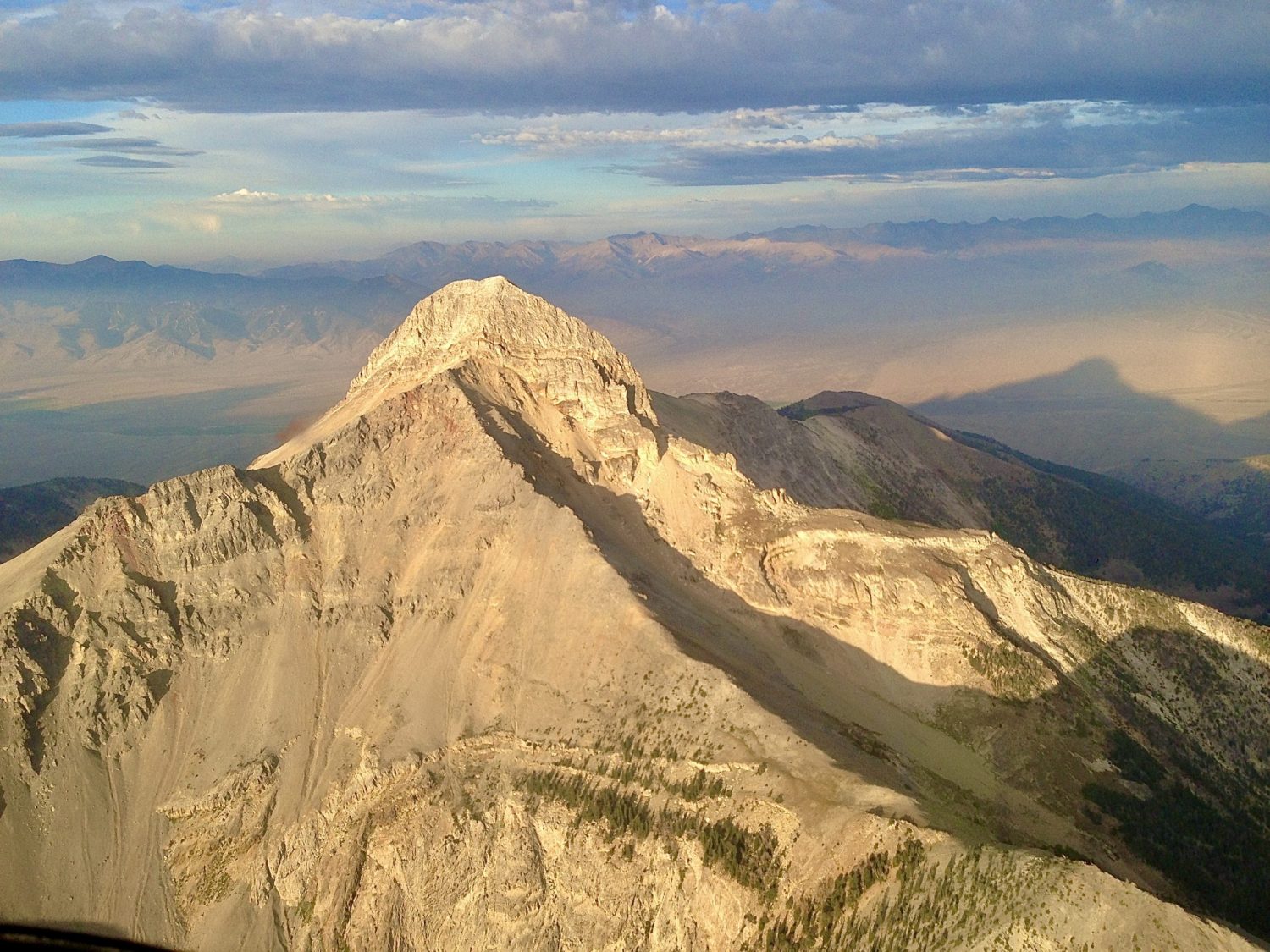 An arial view of spectacular Bell Mountain. Mike Hart Photo