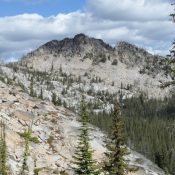 The Beast viewed from Tsum Lake. John Platt Photo