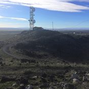 The summit of Notch Butte.