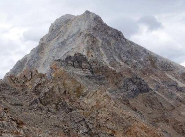 Looking toward the summit of White Cap Peak.