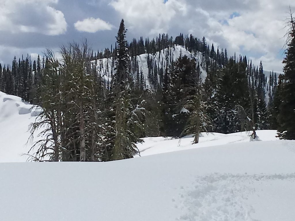 The summit of Peak 8410. Brett Sergenian Photo