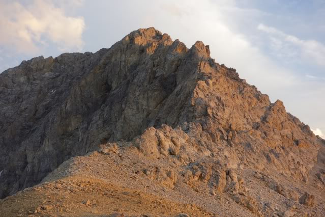 Mt. Idaho N. ridge from camp.