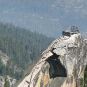 Gold Fork Rock viewed from the air. USFS Photo