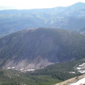 Forested Peak 9319 as viewed from the summit of Peak 10263. Livingston Douglas Photo