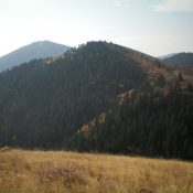 Looking south at Peak 7535 from the summit of Peak 7313. Livingston Douglas Photo