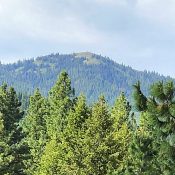 Thorn Creek Butte viewed from Hoodoo Peak.