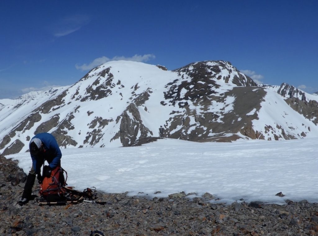 Sheephead Mountain viewed from the Sheephead/Invisible saddle. John Platt Photo 