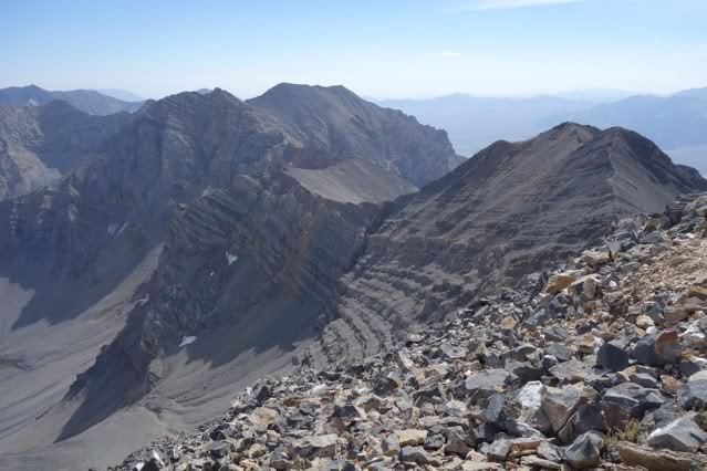 Home stretch, Brietenbach to Lost River Peak.