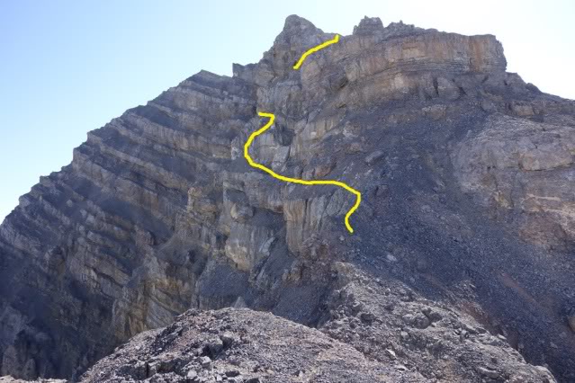 The crux section.