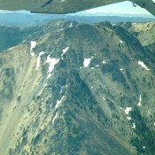 Mormon Mountain fron the air. Karen Jones Photo
