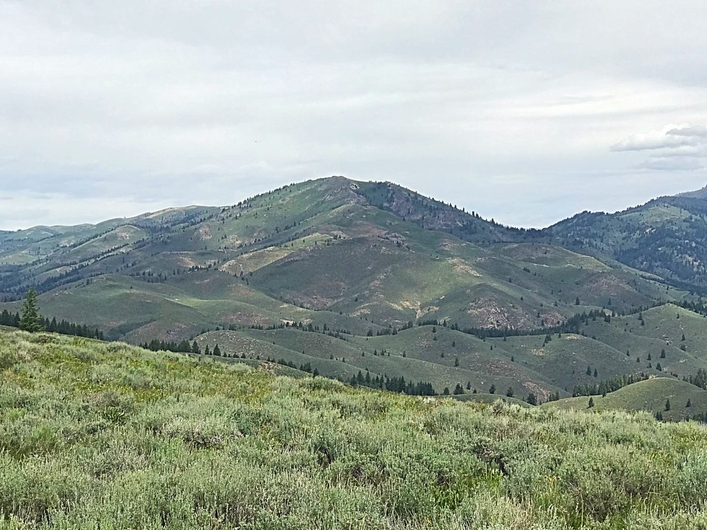 Deer Mountain viewed from Peak 6412.