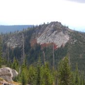 Peak 6966 from Horseshoe Summit. Mike Hays Photo