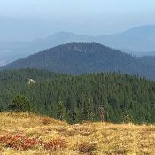 Prospect Peak viewed from North Chilco Peak. The south ridge is on the right.