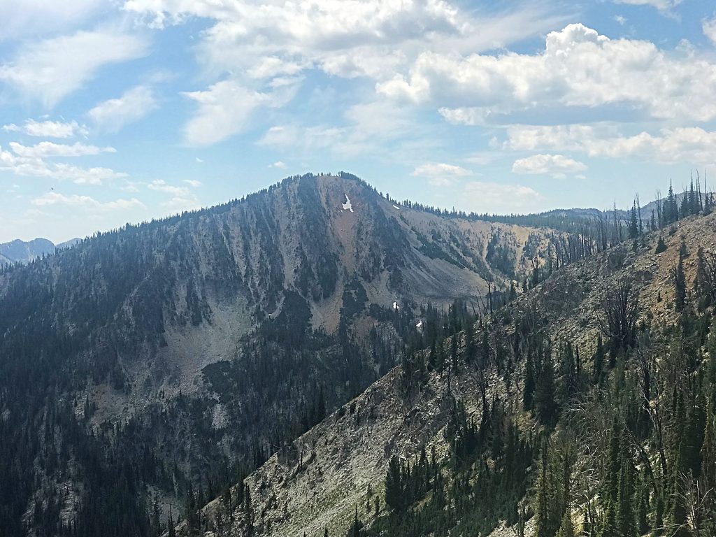 Dixie Mountain viewed from the ridge line connecting it to Mount Eldridge.