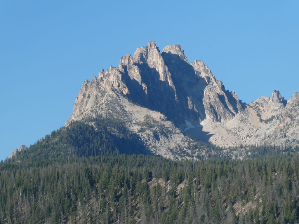 Mount Heyburn viewed from Redfish Lake.