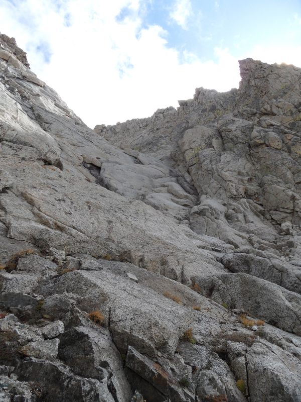 As you climb higher you will reach the third section which will take you to the summit ridge.