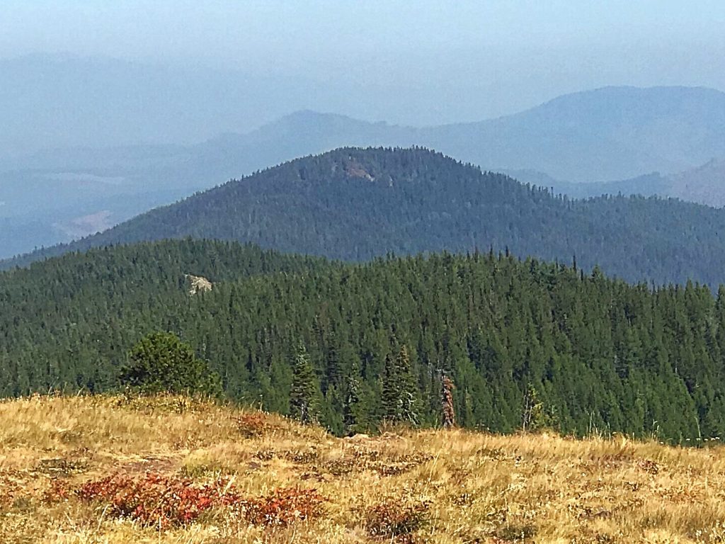 Bernard Peak from North Chilco Peak.