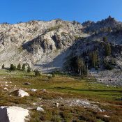 Little Baron Peak’s south face. Dave Pahlas Photo