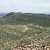 Peak 6491 viewed from East Twin Peak.