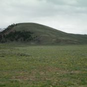 Star Hope Benchmark as viewed from Copper Basin Road to the north. Livingston Douglas Photo