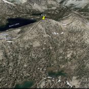 Peak 9510. Google Earth Image