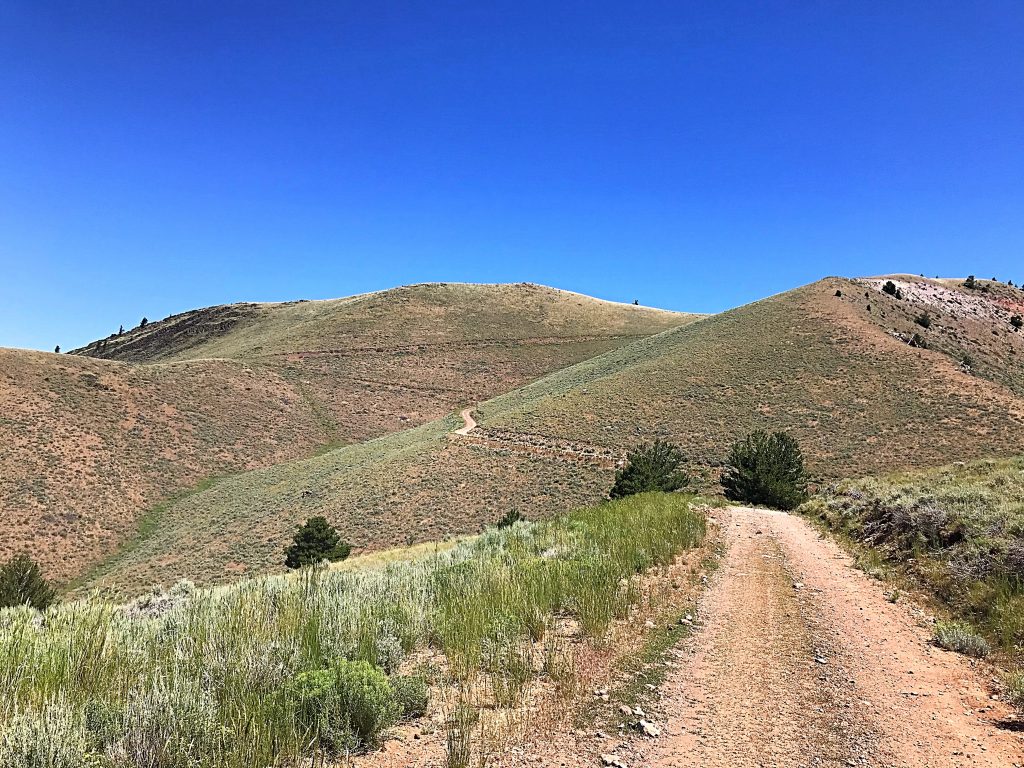 Looking east from near the hang glider takeoff spot.