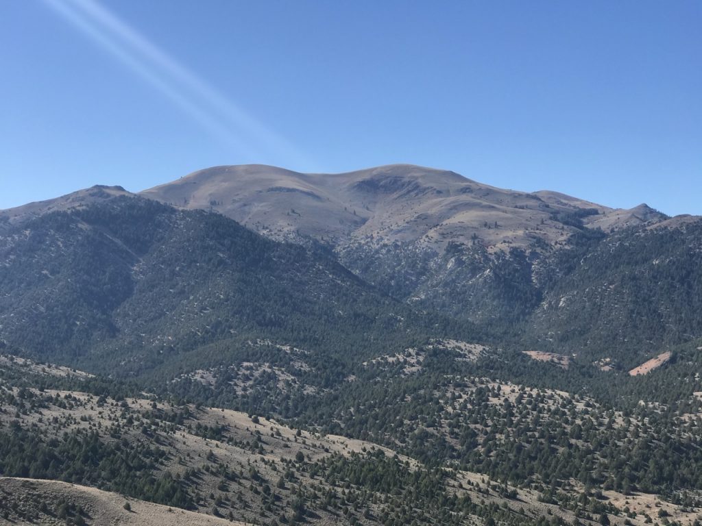 Quicksilver Mountain viewed from Red Mountain.