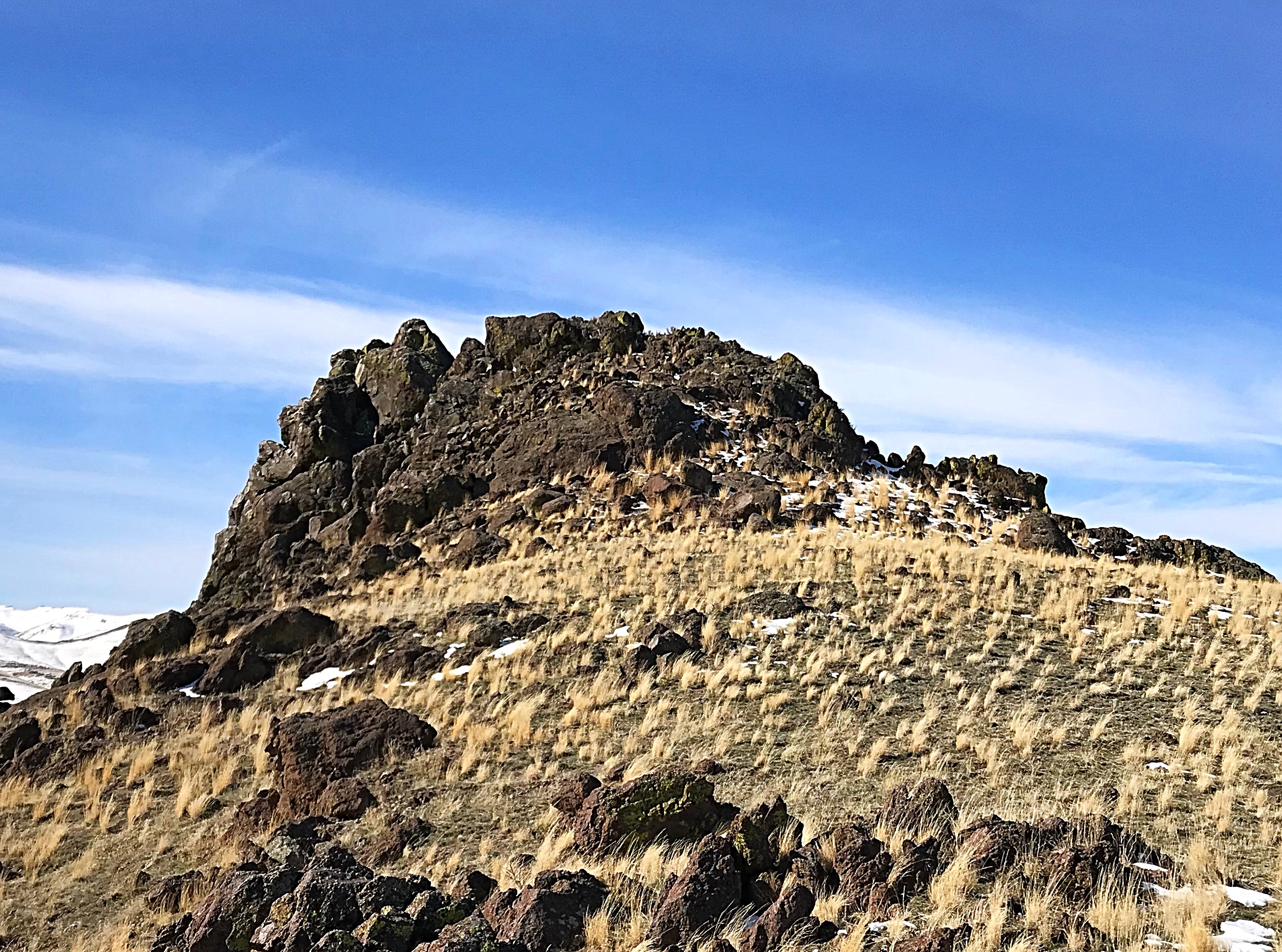 The summit block viewed from the north.