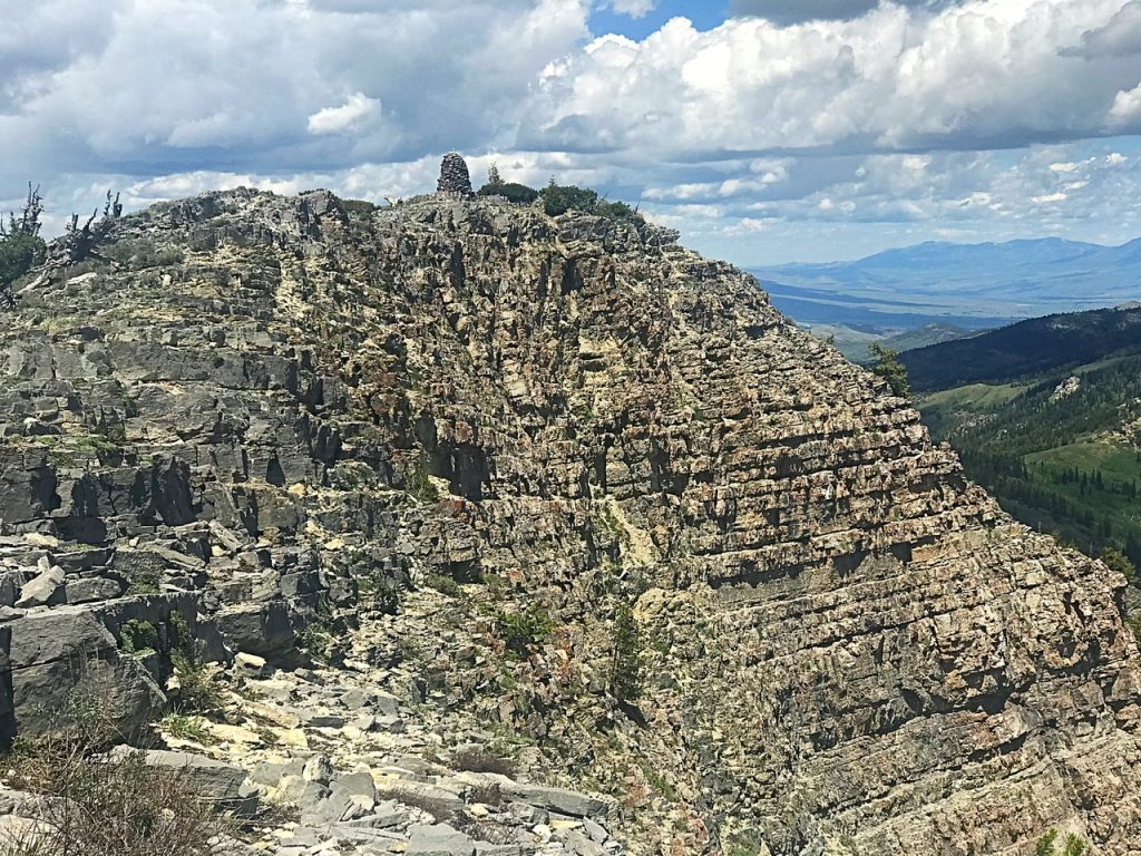 The summit of Elkhorn Peak.