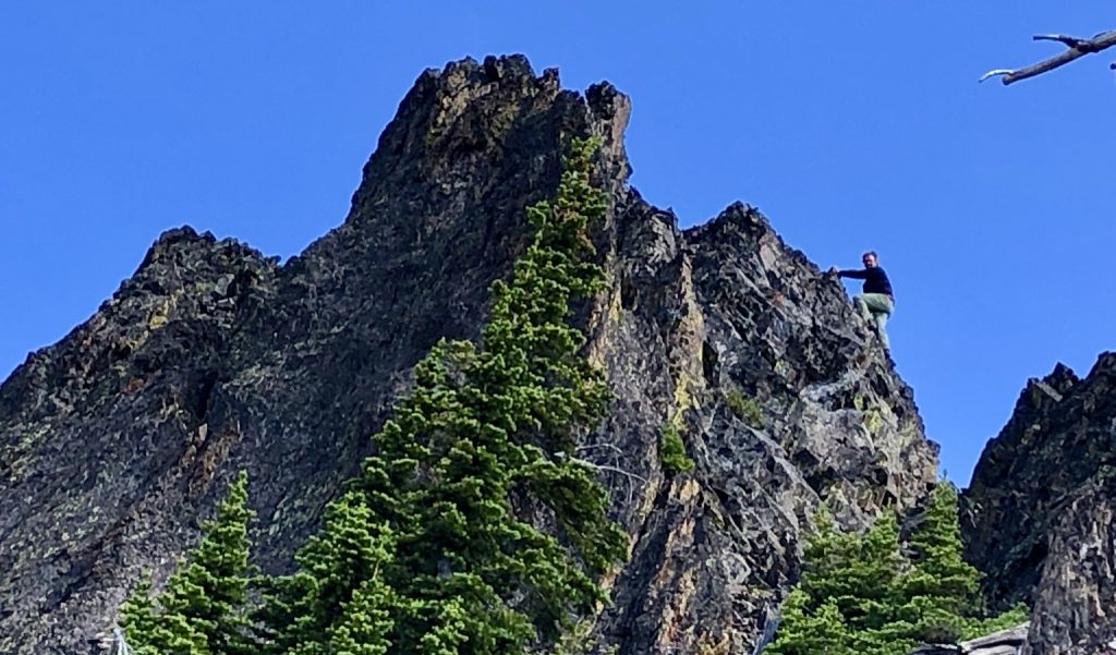 John Platt on the Class 4 summit block. Dave Beck Photo 