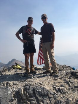 Kelly and Doug on the Summit of Borah.