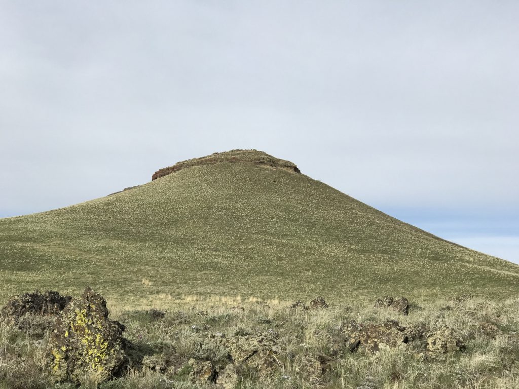 Dryden Peak’s West face from Point 5440.