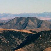 Heart Mountain viewed from the summit of Diamond Peak. Michael Darcy Photo