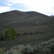 The West Face of Dugout Hill, as viewed from Navarre Creek. Livingston Douglas Photo