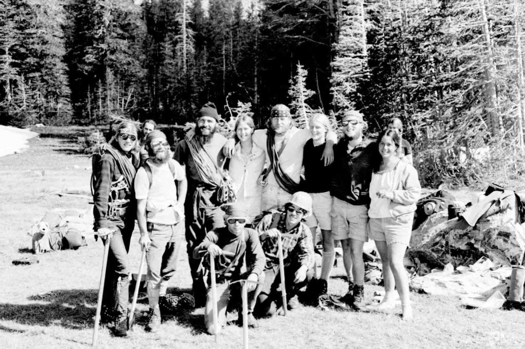 A Gordon Williams photo of most of the 1970 party group. I’m at the left of the front row.