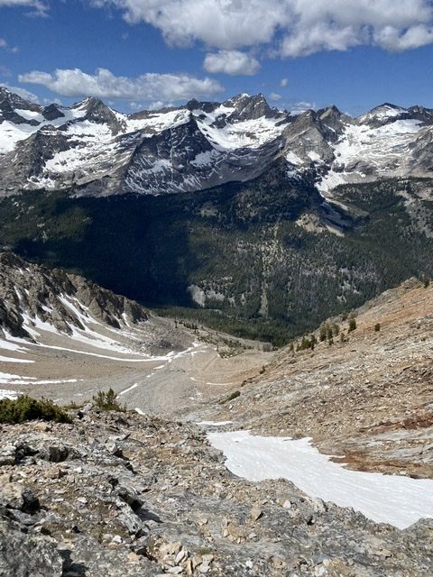 Gabriels Horn’s West Face from above. Derek Percoski Photo