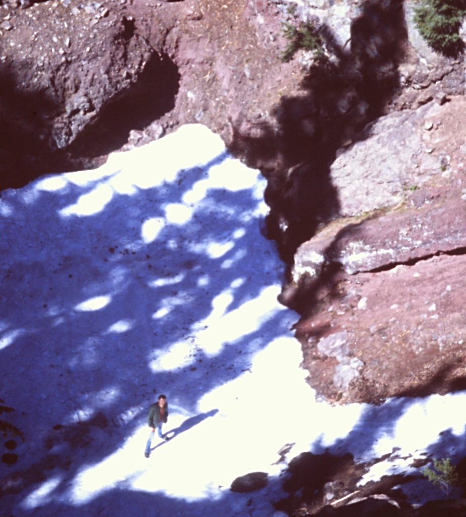 I had a lot of adventures that summer that I did not recount in this article. Dave Panebaker down in the Scoria Cone vent.