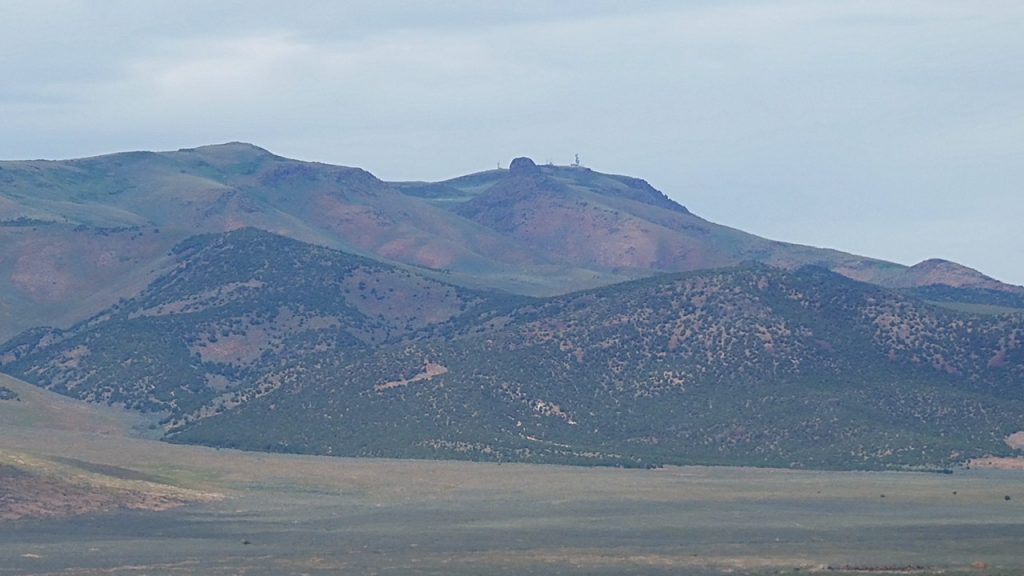 The southern end of the Cotterel Mountains.