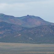 The southern end of the Cotterel Mountains.