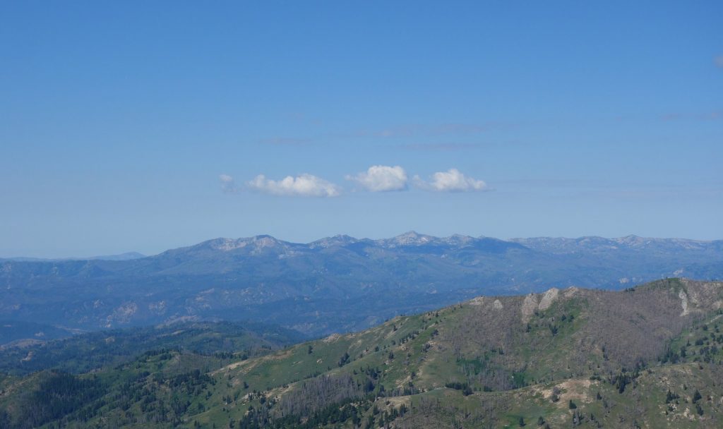 The view toward Trinity Mountain from Gunsight. Eric Stewart Photo 