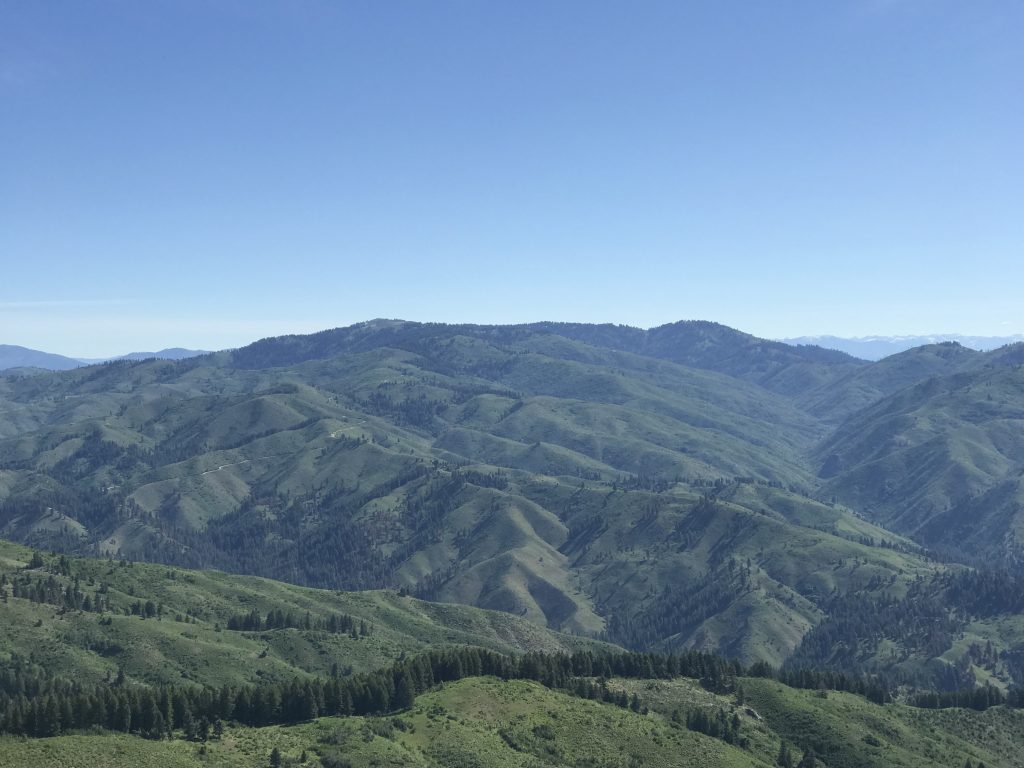 Thorn Creek Butte viewed from Mount Heinen.