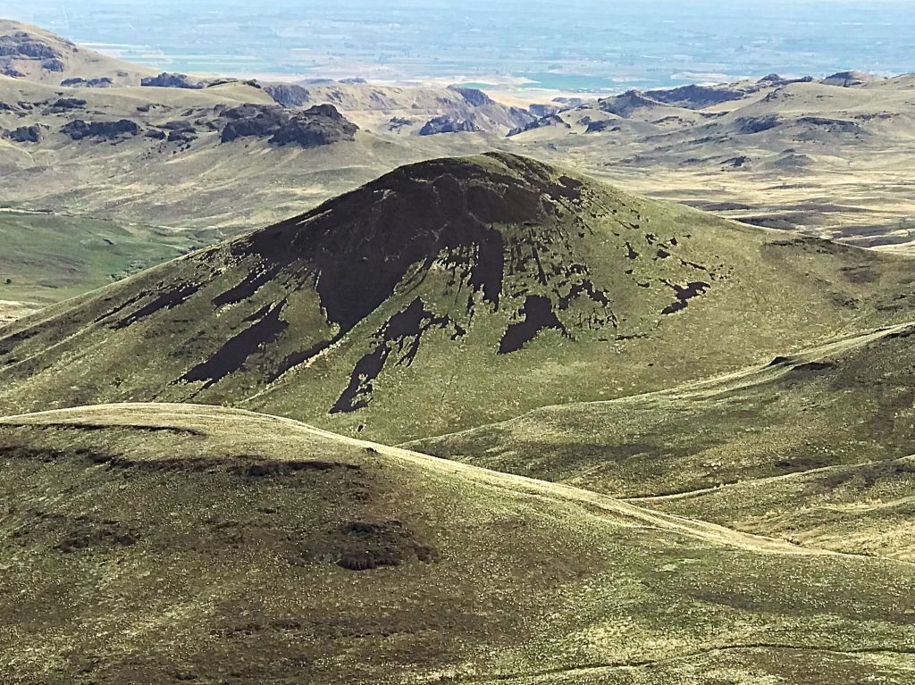 Tims Peak viewed from Dryden Peak.