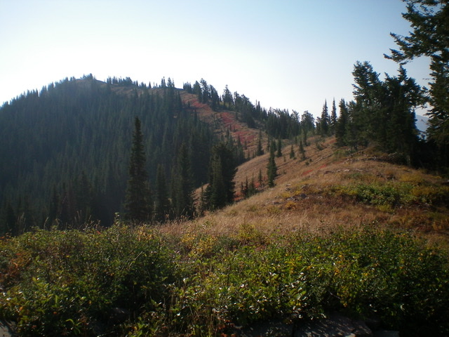 Red Benchmark and the final section of its northwest ridge. Livingston Douglas Photo 