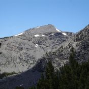 Big Eightmile Peak from the slopes east of Yellow Lake. Dave Pahlas Photo