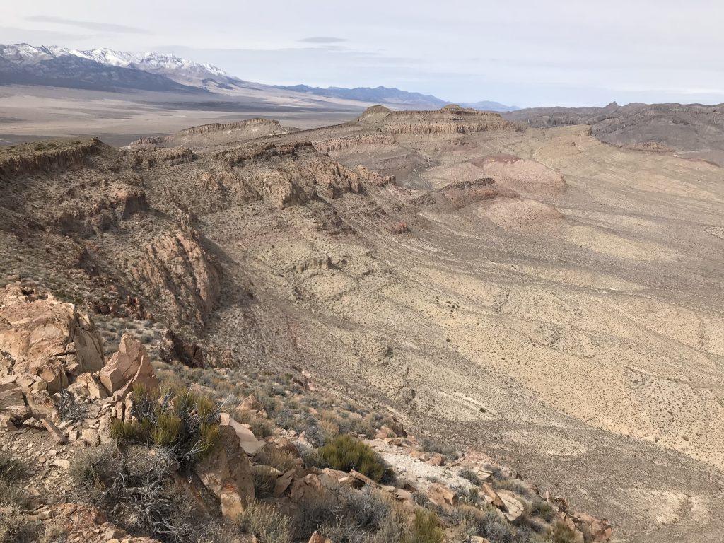 Looking north from the summit of Cherry BM.