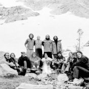 Here’s a group of us at our 4th of July 1971 gathering. Gordon at left in the back row.